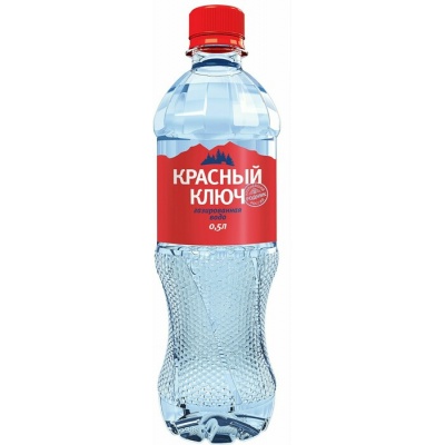 Вода Красный ключ газированная 500 мл