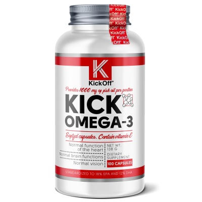 Антиоксидант Kickoff Nutrition Kick OMEGA-3 100 капсул