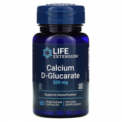 Витамины Life Extension Calcium D-Glucarate 200 мг 60 капсул