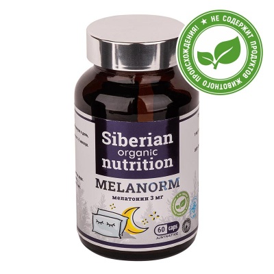 Антиоксидант Siberian Organic Nutrition MELANORM 60 капсул
