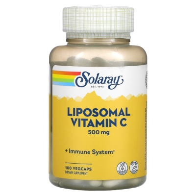 Витамины Solaray Liposomal Vitamin C 500 мг 100 капсул