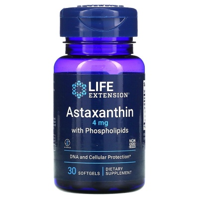 Антиоксидант Life Extension Astaxanthin with Phospholipids 4 мг 30 капсул