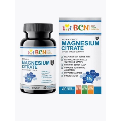 Витамины BCN Magnesium Citrate 400 мг 60 капсул