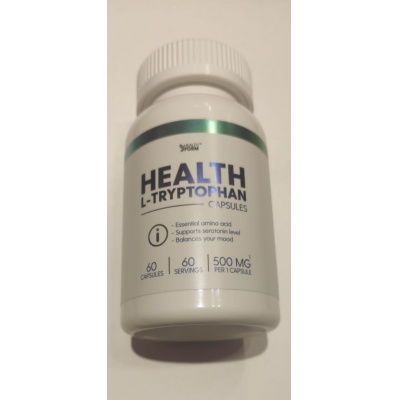 Аминокислота Health Form L-Tryptophan 500 мг 60 капсул