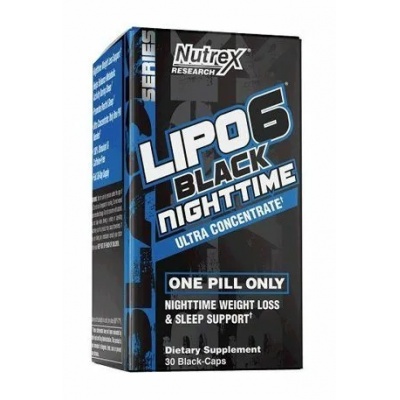 Жиросжигатель Nutrex Lipo-6 Black Ultra Concentrate Nighttime 30 капсул