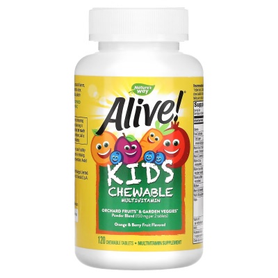 Витамины Nature’s Way Alive! Kids Multivitamin Gummy 120 таблеток