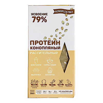 Протеин Konoplektika конопляный 300 гр