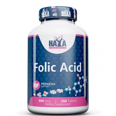 Витамины Haya Labs Folic acid 800 мкг 250 таблеток