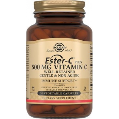 Витамины Solgar Ester-C plus 500 мг 50 капсул
