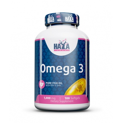Антиоксидант Haya Labs Omega 3 1000 мг 100 капсул