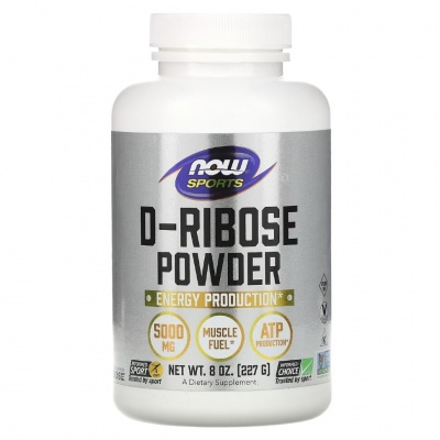 Антиоксидант Now Sports D-Ribose Powder 5000 мг 227 гр