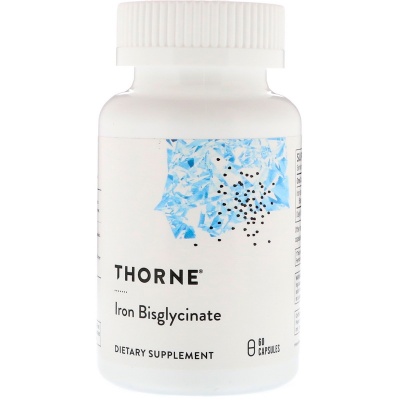 Витамины Thorne Research Iron Bisglycinate 25 мг 60 капсул