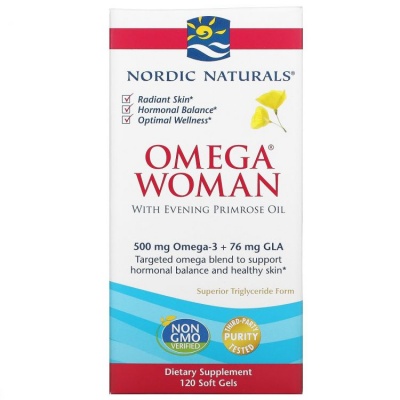 Антиоксидант Nordic Naturals Omega Woman 120 капсул