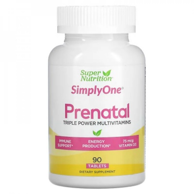 Витамины Super Nutrition SimplyOne Prenatal 90 таблеток
