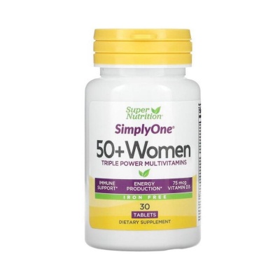 Витамины Super Nutrition Simply One 50+Women 30 таблеток