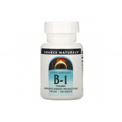 Витамины Source Naturals B-1 100 мг 100 таблеток