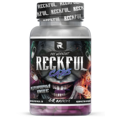 Предтренировочный комплекс 2SN RECKFUL  60 капсул