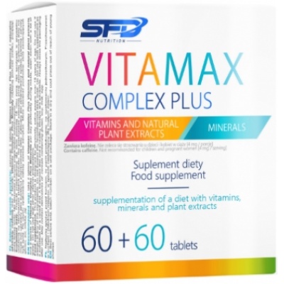 Витамины SFD Nutrition VITAMAX COMPLEX PLUS 60+60 таблеток