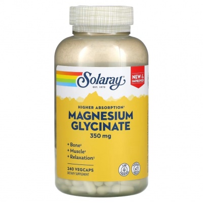 Витамины Solaray Magnesium Glycinate 350 мг 240 капсул