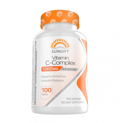Витамины Sungift Vitamin C 1000 мг 100 таблеток