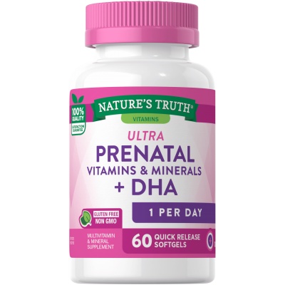 Витамины Nature's Truth Prenetal Multivit+DHA  60 капсул