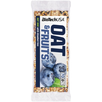 Батончик BioTech Oat and Fruits Bar 70 гр