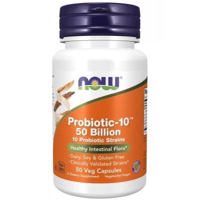 Витамины NOW Probiotic-10 50 Billion 50 капсул