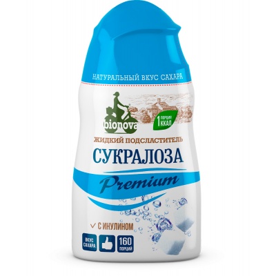 Сахаразаменитель Bionova Сукралоза Premium жидкий 80 гр