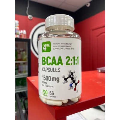 БЦАА 4Me Nutrition BCAA 2:1:1 200 капсул