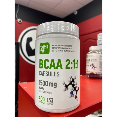 БЦАА 4Me Nutrition BCAA 2:1:1 400 капсул