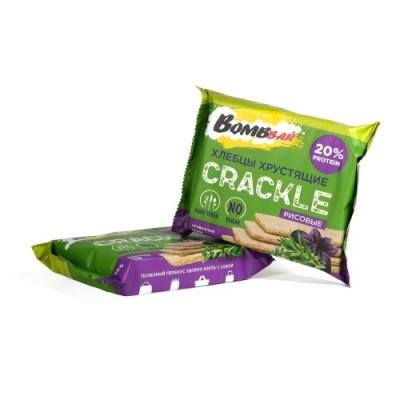 Хлебцы BOMBBAR хрустящие рисовые  60 гр