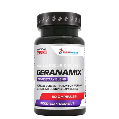 Предтренировочный комплекс WestPharm Geranamix 60 капсул