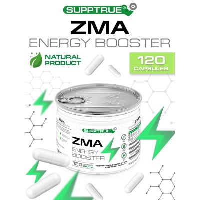 Тестобустер SUPPTRUE ZMA 120 капсул