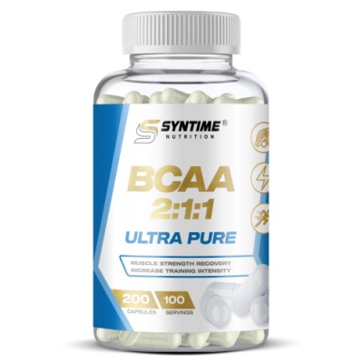 БЦАА Syntime Nutrition BCAA 200 капсул