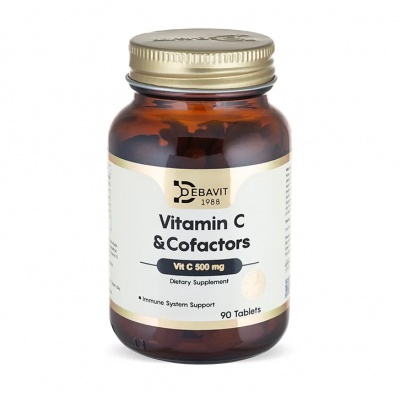 Витамины Debavit Vitamin C and Cofactors 500 мг 90 таблеток