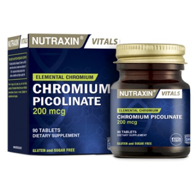 Витамины Nutraxin Chromium Picolinate 200 мкг 90 таблеток