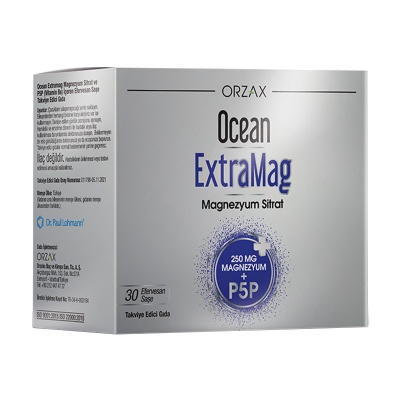 Витамины Orzax Ocean ExtraMag+P5P 250 мг 30 саше