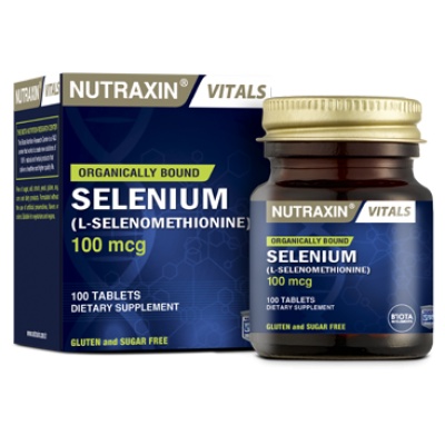 Витамины Nutraxin Selenium 100 мкг 100 таблеток