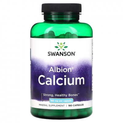 Витамины Swanson Albion Calcium 180 мг 180 капсул