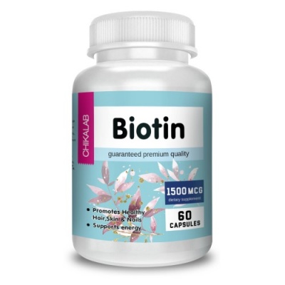 Витамины CHIKALAB Biotin 60 капсул