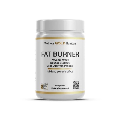 Жиросжигатель Wellness Gold Nutrition Fat Burner 30 капсул