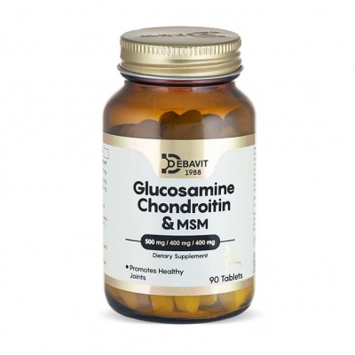 Хондропротектор Debavit Glucosamine Chondroitin MSM 500 мг 90 таблеток
