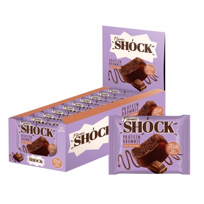 Пирожное FitnesShock Brownie 50 гр