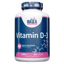 Витамины Haya Labs Vitamin D3 1000IU 100 капсул