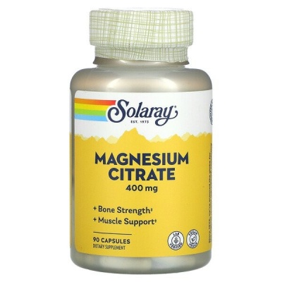 Витамины Solaray Magnesium Citrate 133 мг 90 капсул