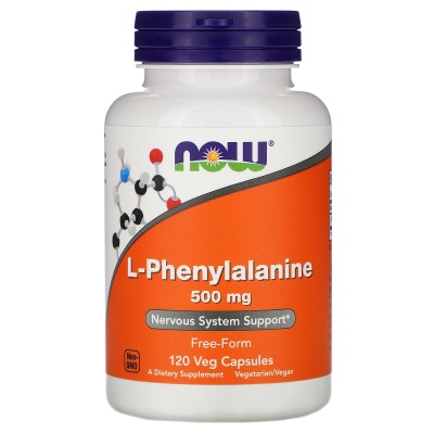 Аминокислота NOW Phenylalanine 500 мг 120 капсул