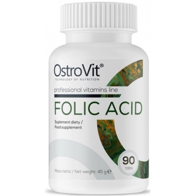 Витамины OstroVit Folic Acid 90 таблеток