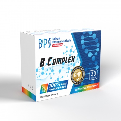 Витамины Balkan Pharmaceuticals B-Complex 30 капсул
