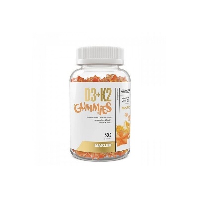 Витамины Maxler Vitamin D3 + K2 Gummies 90 капсул