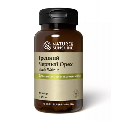 Витамины Nature's Sunshine Black Walnut 100 капсул